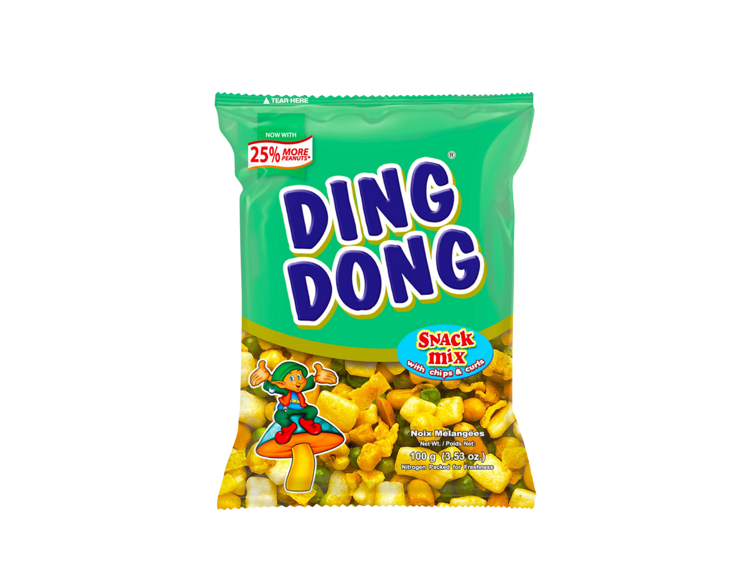 Dingdong Snack Mix Green 100g