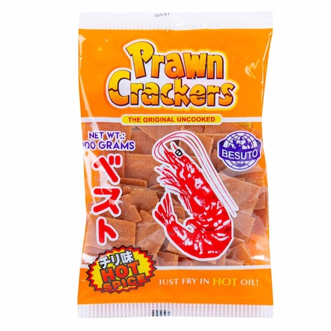 Besuto Prawn Crakers Hot 100g