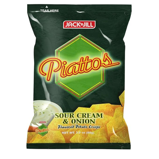 Jack and Jill Piattos Sour Cream Green 85g