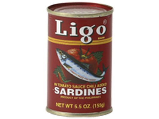 Ligo Sardines in Tomato Spicy 155g HS