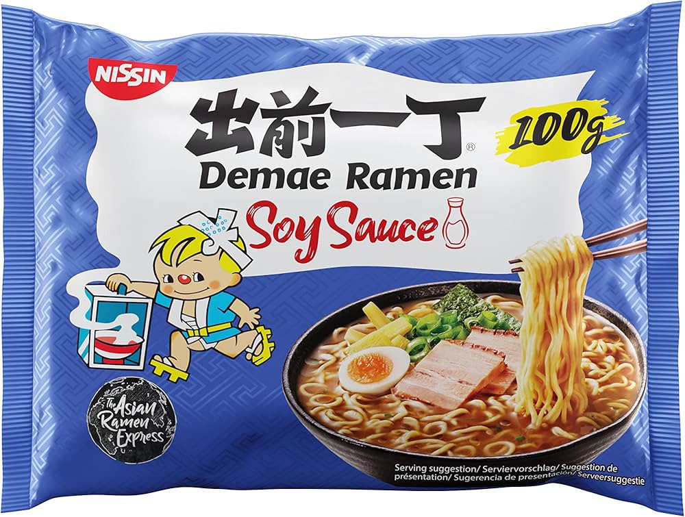Nissin Demae Ramen Soy Sauce 100g