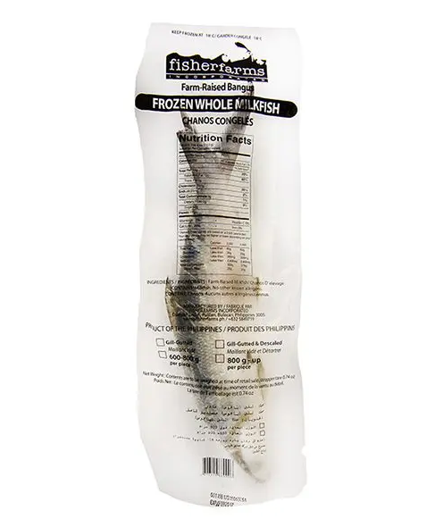FisherfarmWhole Bangus 600-800g
