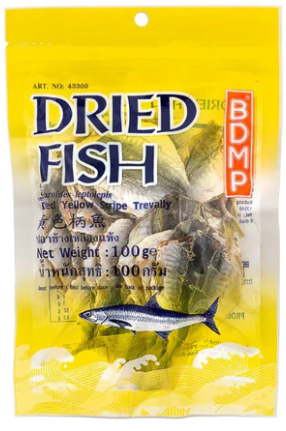 BDMP Dried Fish Yellow 100g
