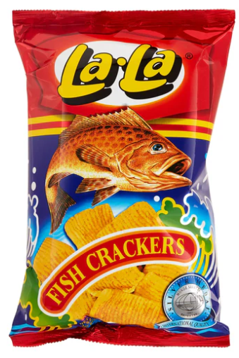 Lala Fish Crackers Reg 100g