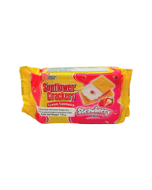 Sunflower Crackers Strawberry 190g