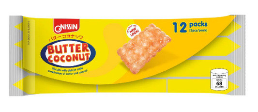 Nissin Butter Coconut 12x14g