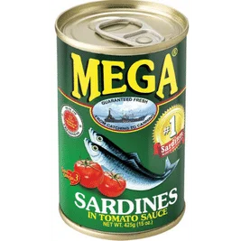 Mega Sardines in Tomato Green 155g