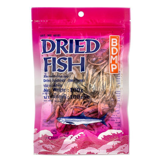 BDMP Dried Fish Headless Pink 100g