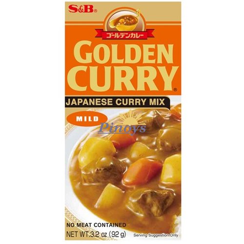 SB Japanese Curry Paste Mild Orange 92g