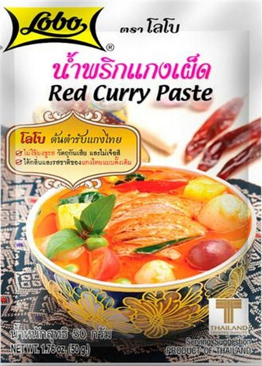 Lobo Red Curry Paste 50g